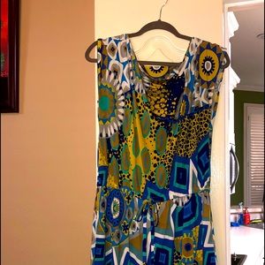 Rich beautiful colors in this dress